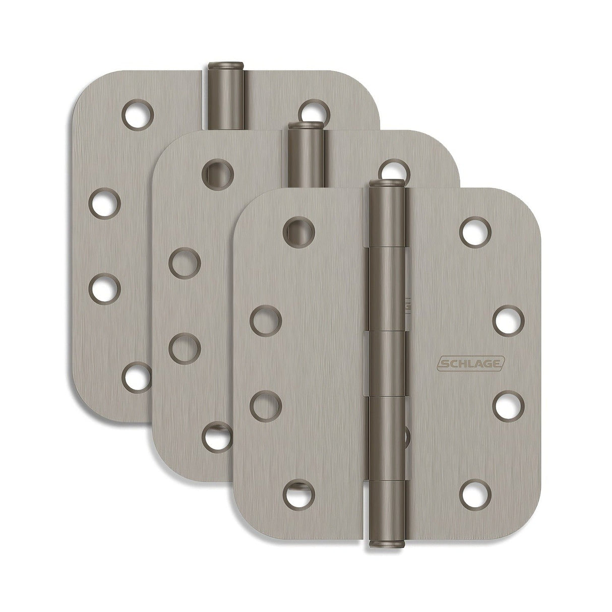 Schlage S3P1021FRP619 Residential Series hinge in satin stainless, additional view