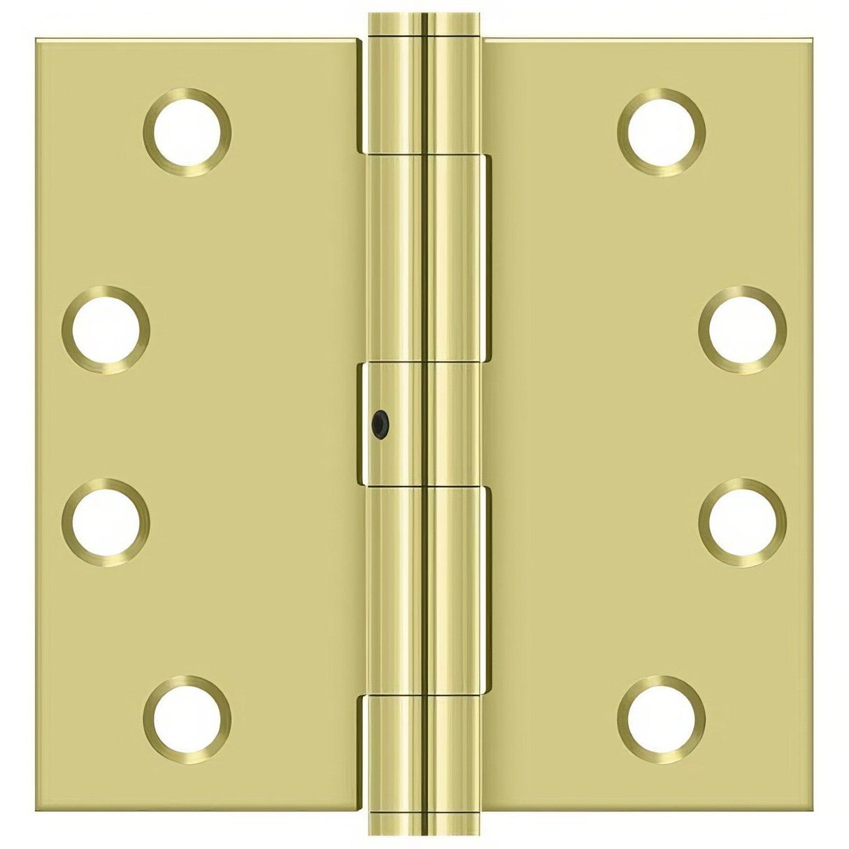 Deltana S44NRP/US3 polished brass door hinge