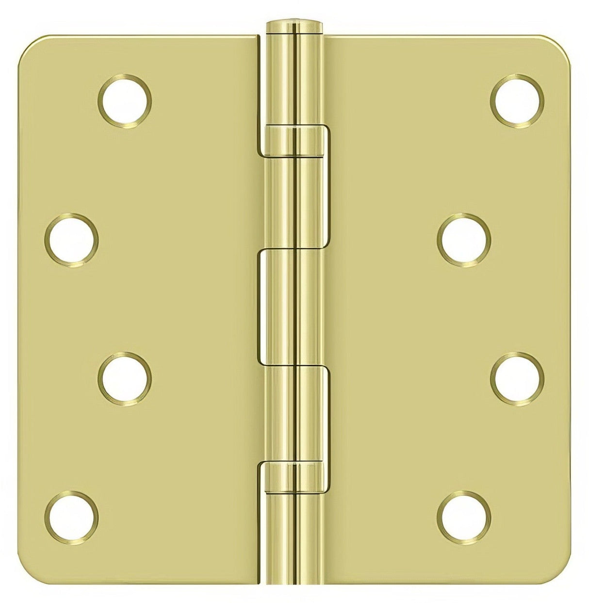 Deltana S44R4BB3 polished brass door hinge