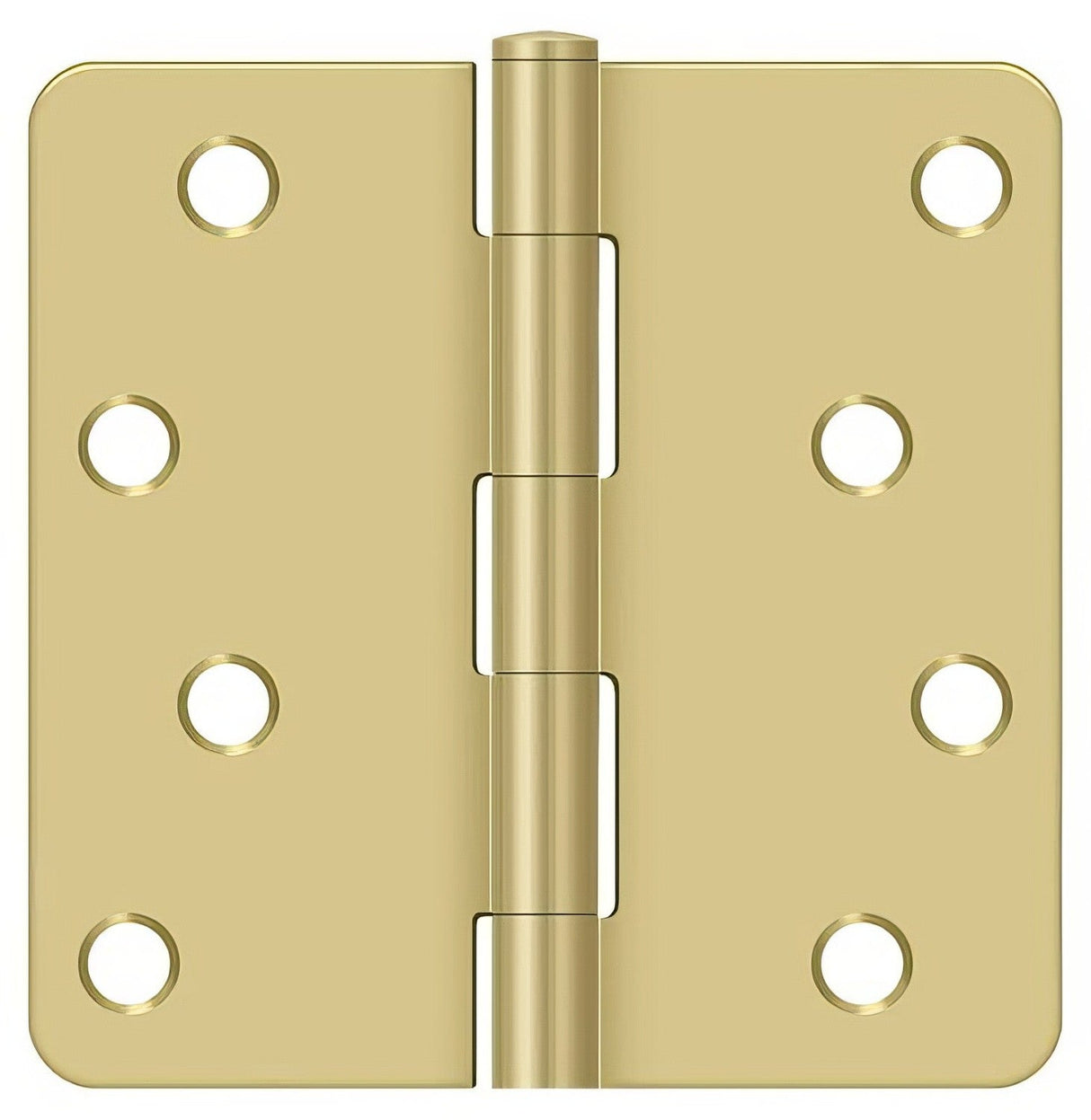 Deltana S44R4BK3/4 polished brass / brushed brass door hinge