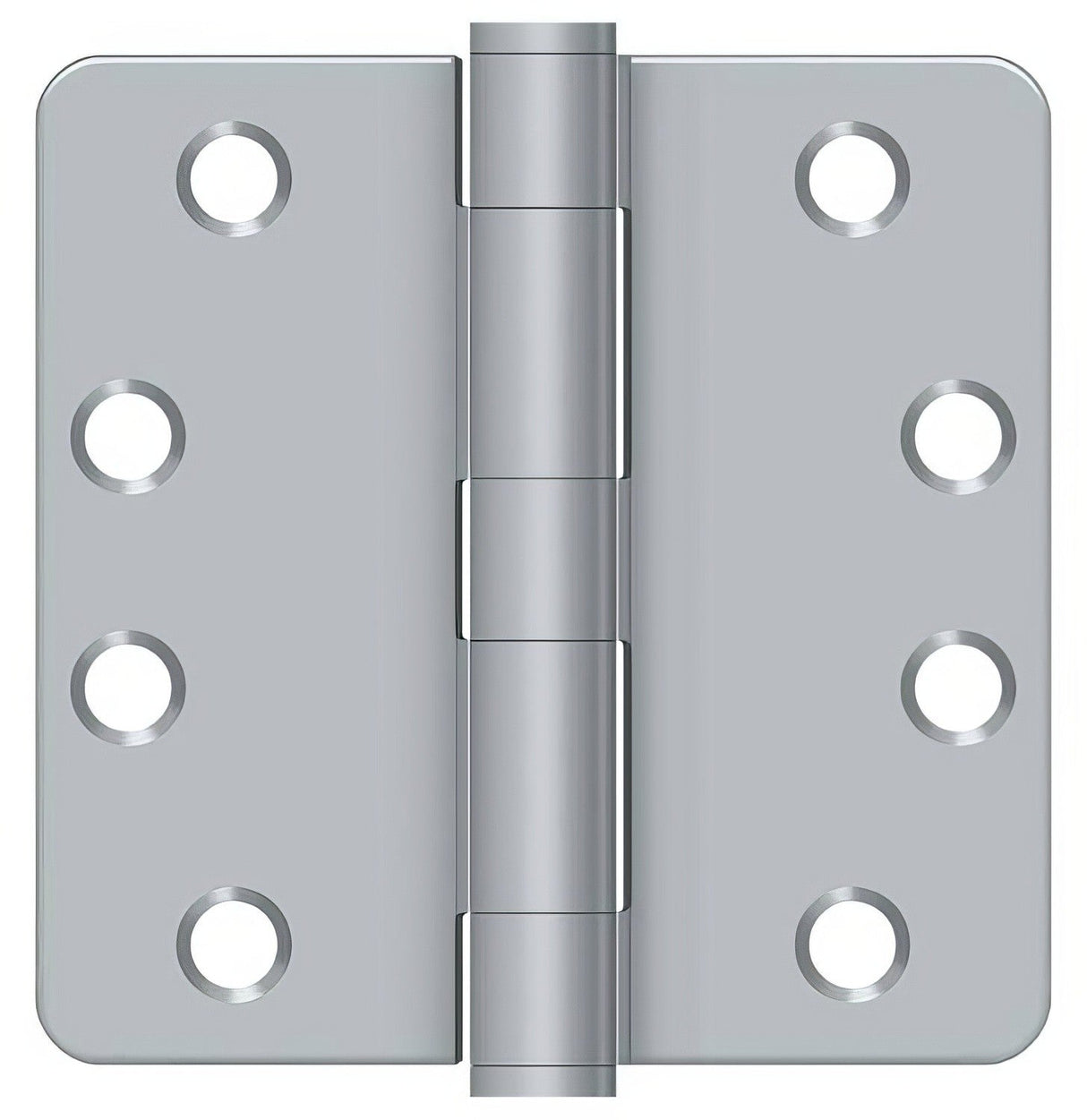 Deltana S44R4HD26D brushed chrome door hinge