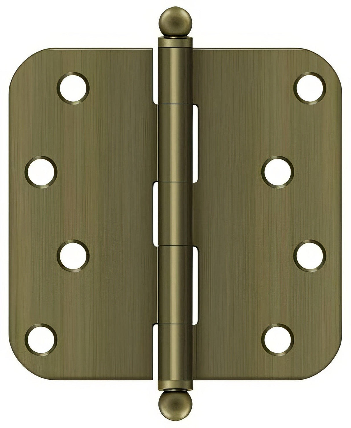 Deltana S44R55-BT antique brass door hinge