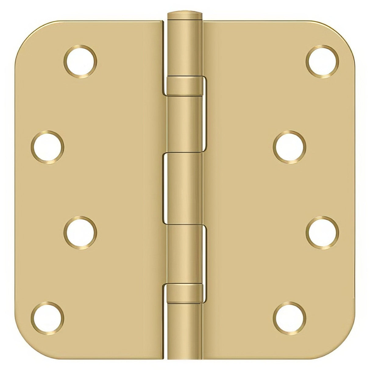 Deltana S44R5BB4 brushed brass door hinge