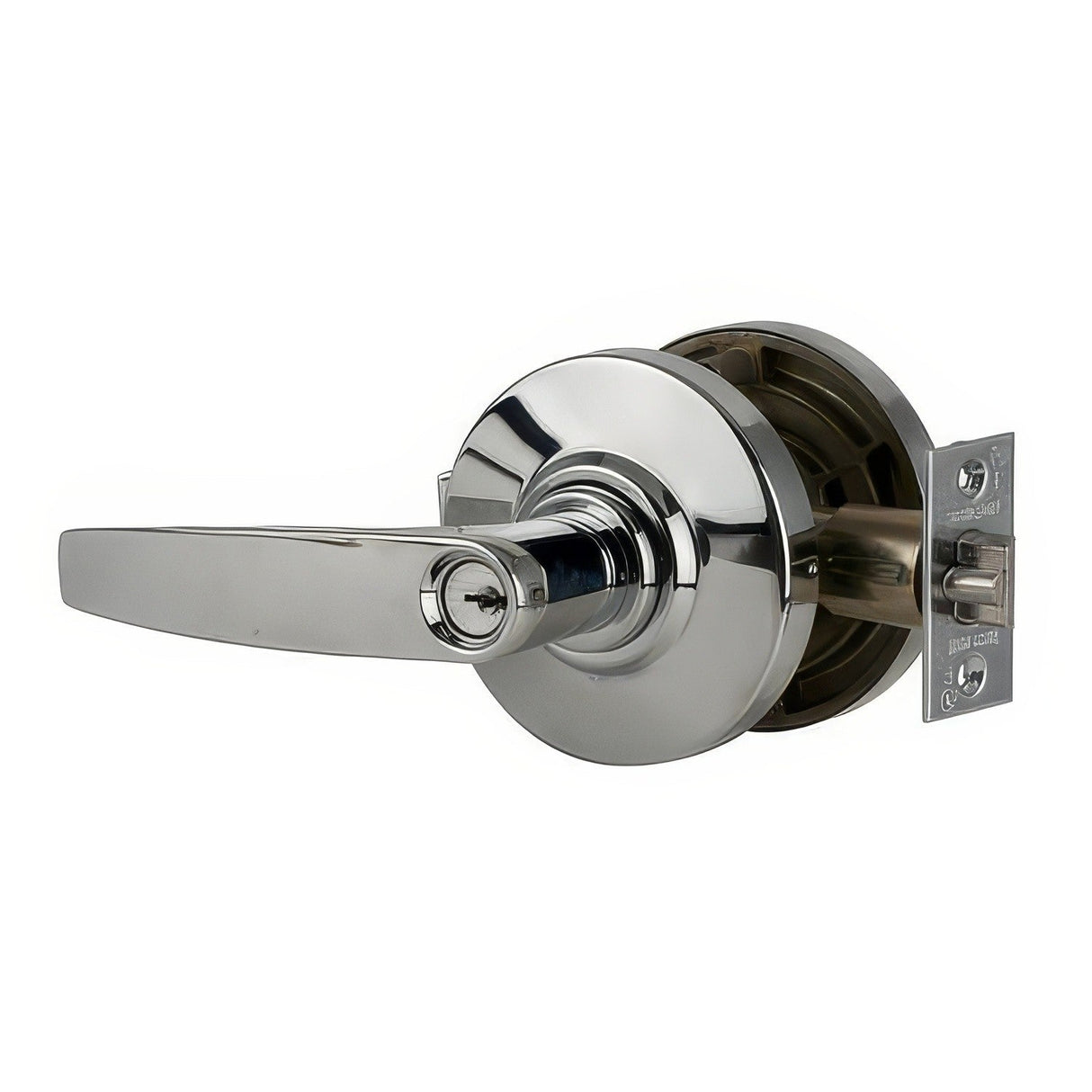 Schlage Commercial S51PJUP625 polished chrome keyed entry door lever