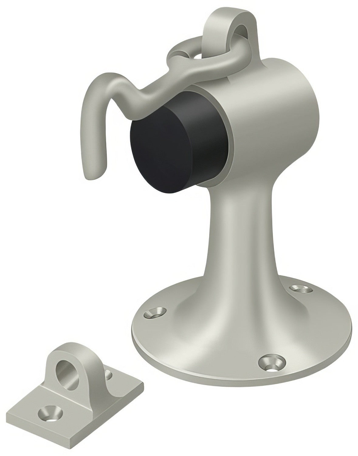 Deltana SAHF358U15 satin nickel floor mount door bumper