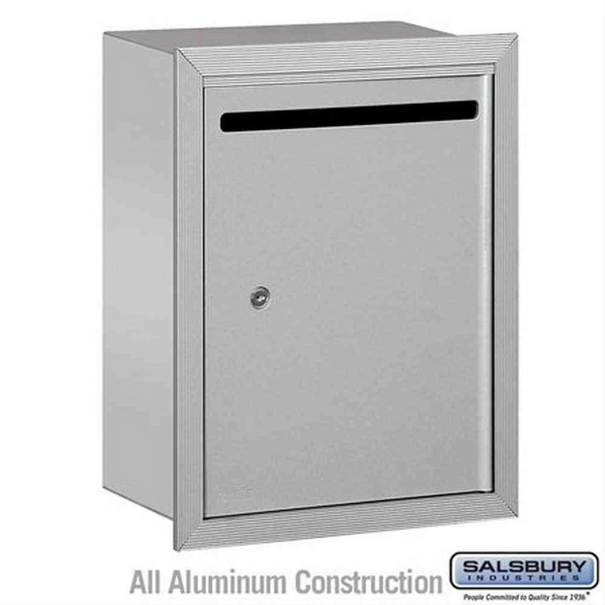 Salsbury Industries 2245AP 2245-P Letter Box Recessed Mounted Private Access Aluminum