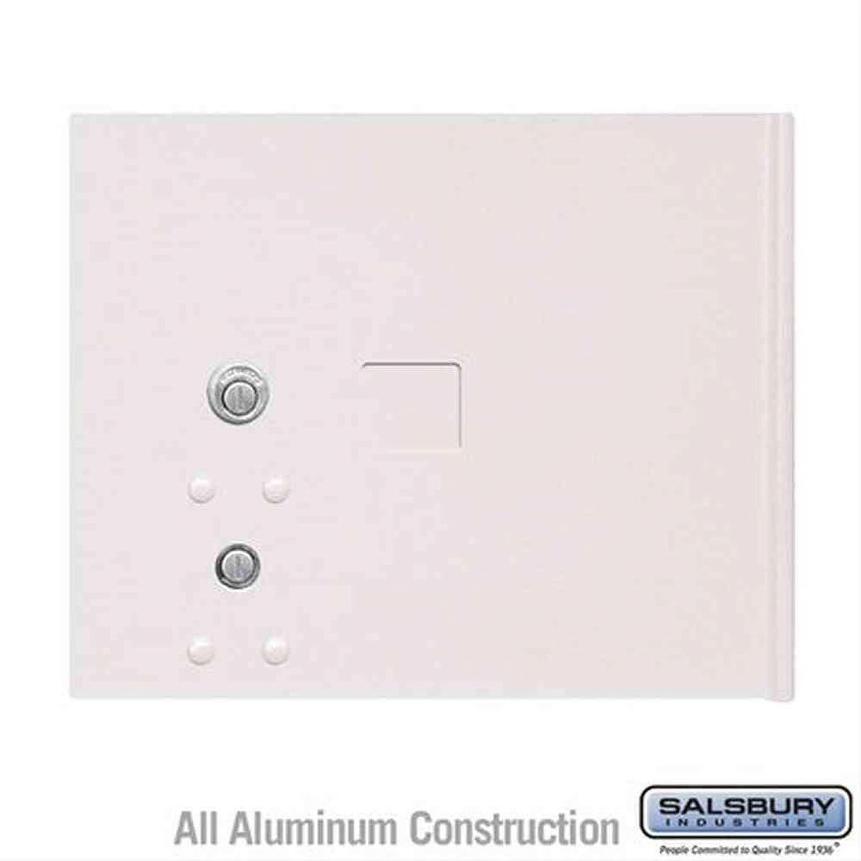 Salsbury Industries 3353WHT 3353 Replacement Parcel Locker Door and Tenant Lock for Cluster Box Unit Small Parcel Locker White