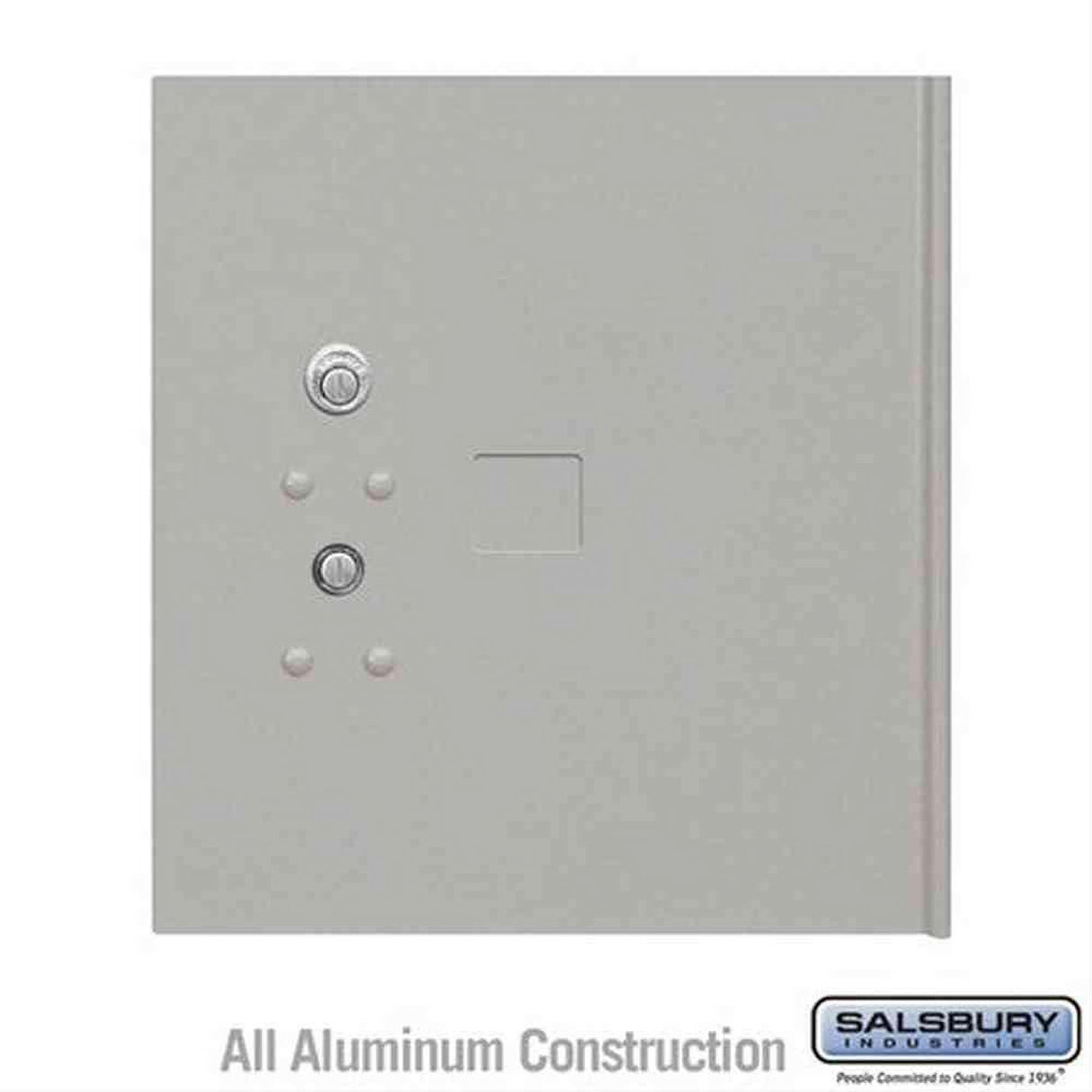 Salsbury Industries 3354GRY 3354 Replacement Parcel Locker Door and Tenant Lock for Cluster Box Unit Large Parcel Locker Gray