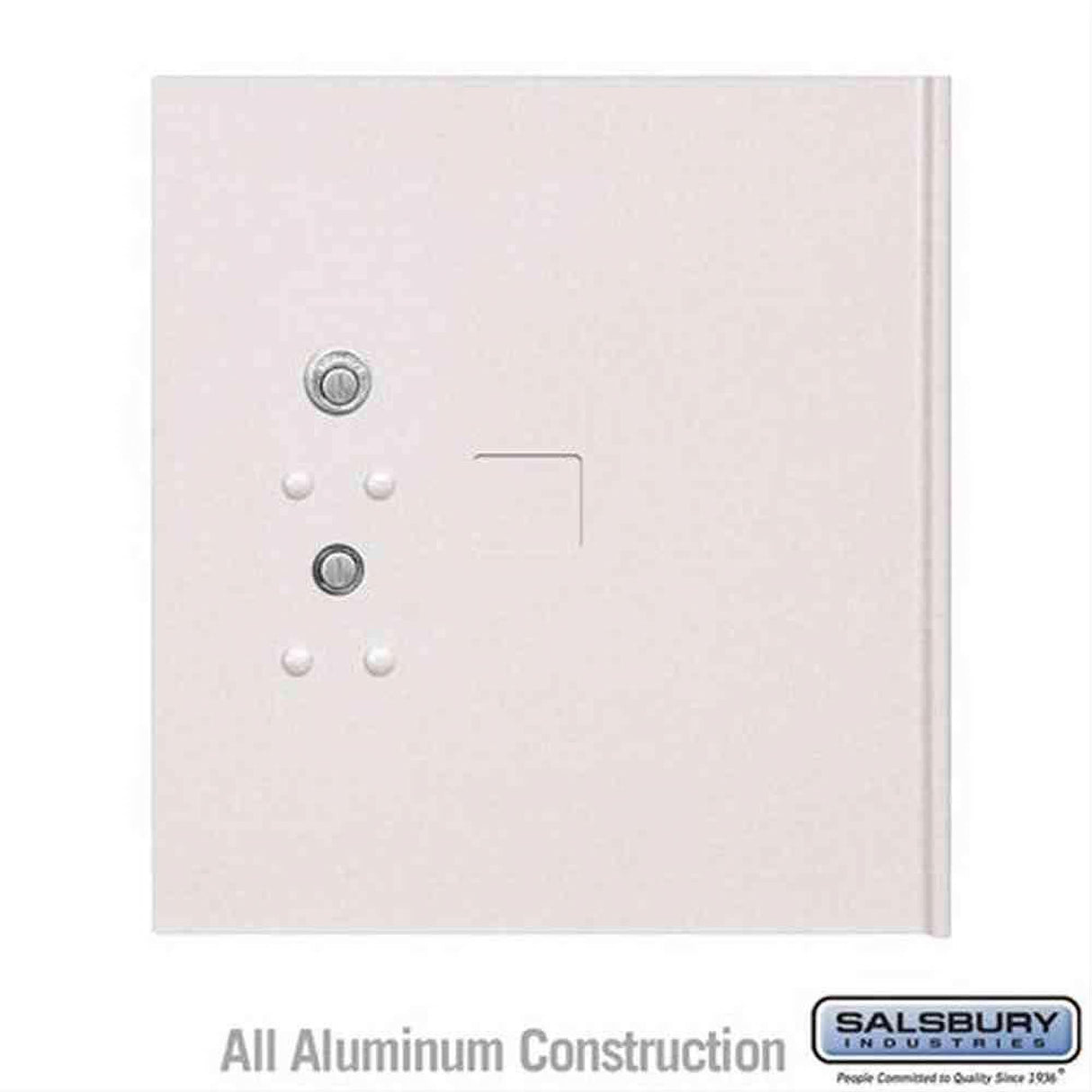 Salsbury Industries 3354WHT 3354 Replacement Parcel Locker Door and Tenant Lock for Cluster Box Unit Large Parcel Locker White