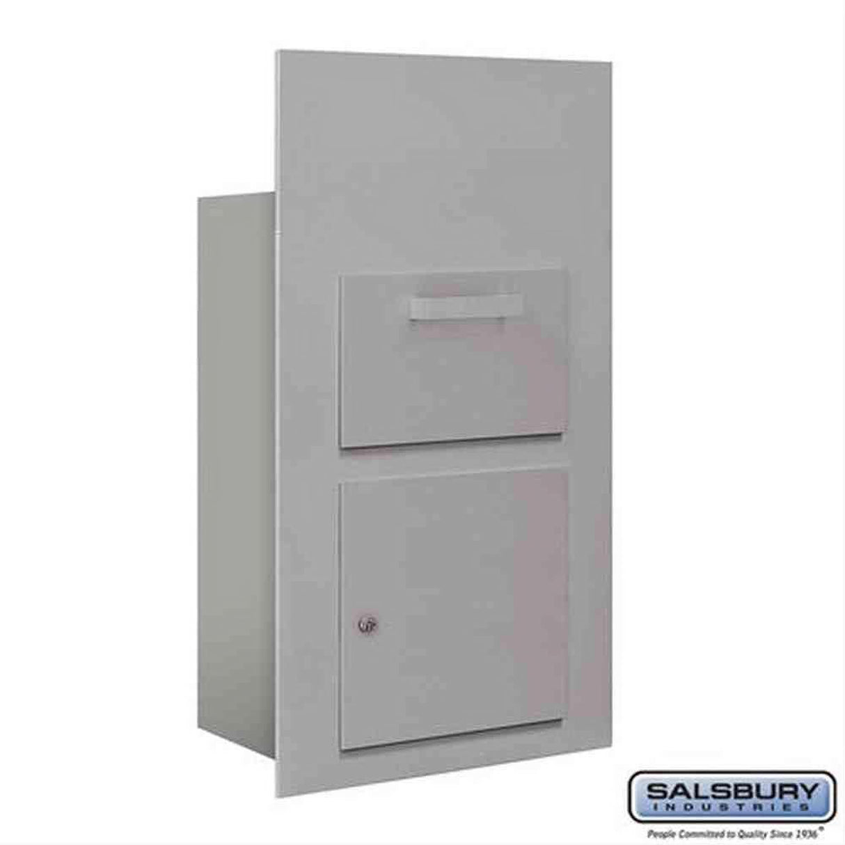 Salsbury Industries 3600C6-AFP-FP 4B+ Mailbox Collection Units Front Loading Private Access Aluminum