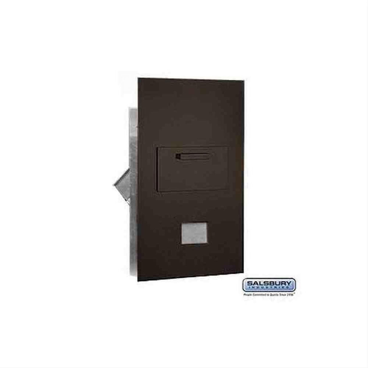 Salsbury Industries 3600C6-ZRP-RP 4B+ Mailbox Collection Units Rear Loading Private Access Bronze