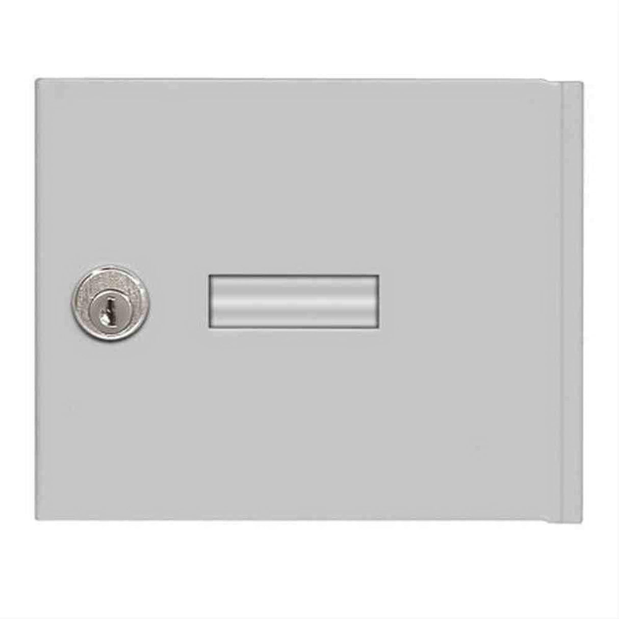 Salsbury Industries 3651ALM 3651 Replacement Door and Lock Standard A Size for 4B+ Horizontal Mailbox Aluminum