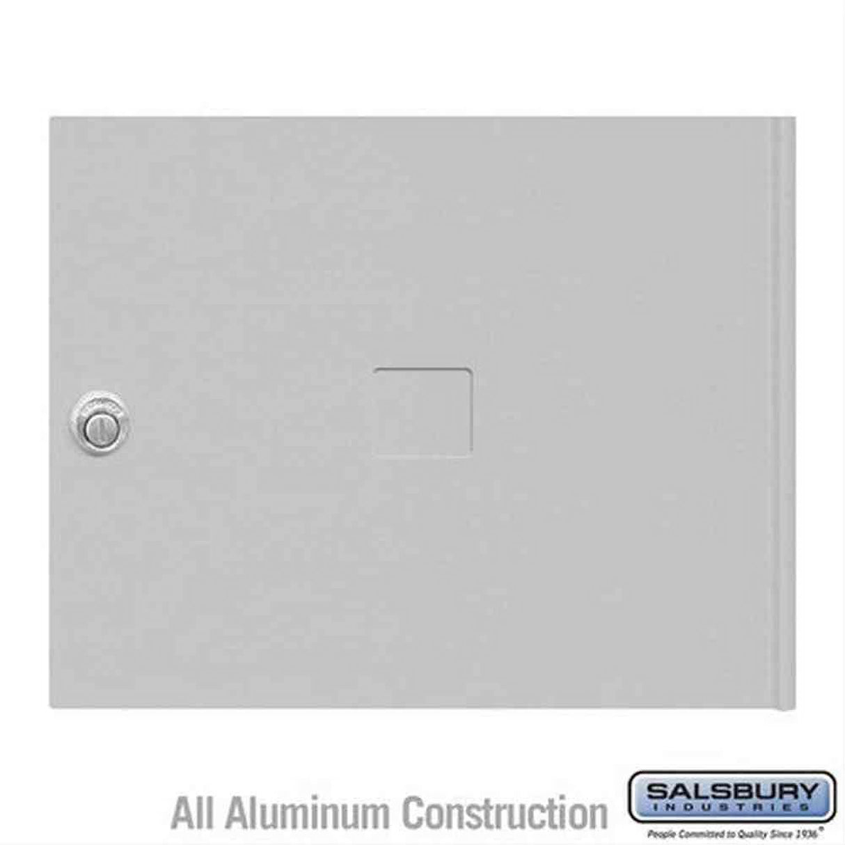 Salsbury Industries 3753ALM 3753 Replacement Door and Lock Standard MB3 Size for 4C Horizontal Mailbox Aluminum