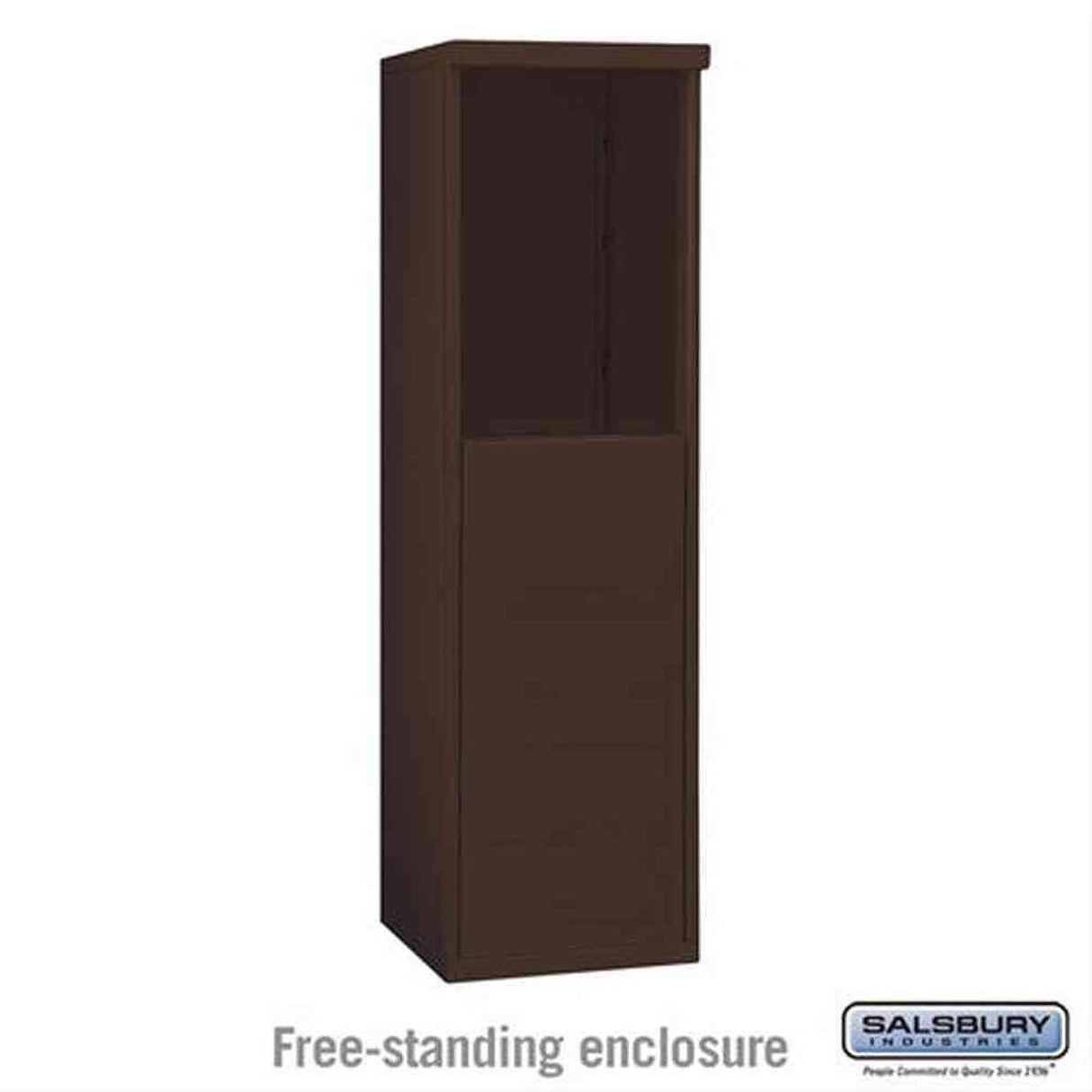 Salsbury Industries 3906S-BRZ Free Standing Enclosure for 3706 Single Column Bronze