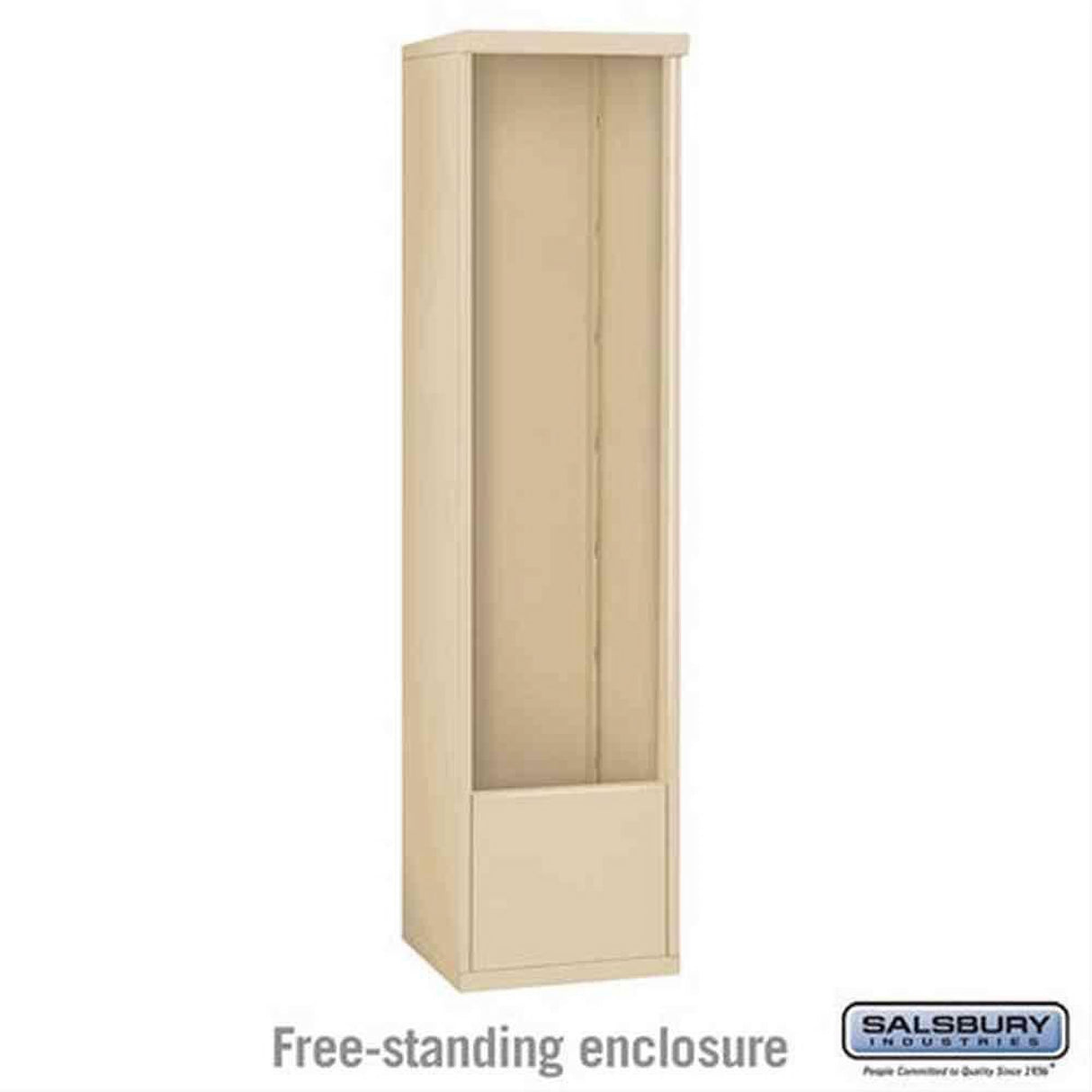 Salsbury Industries 3916S-SAN Free Standing Enclosure for 3716 Single Column Sandstone
