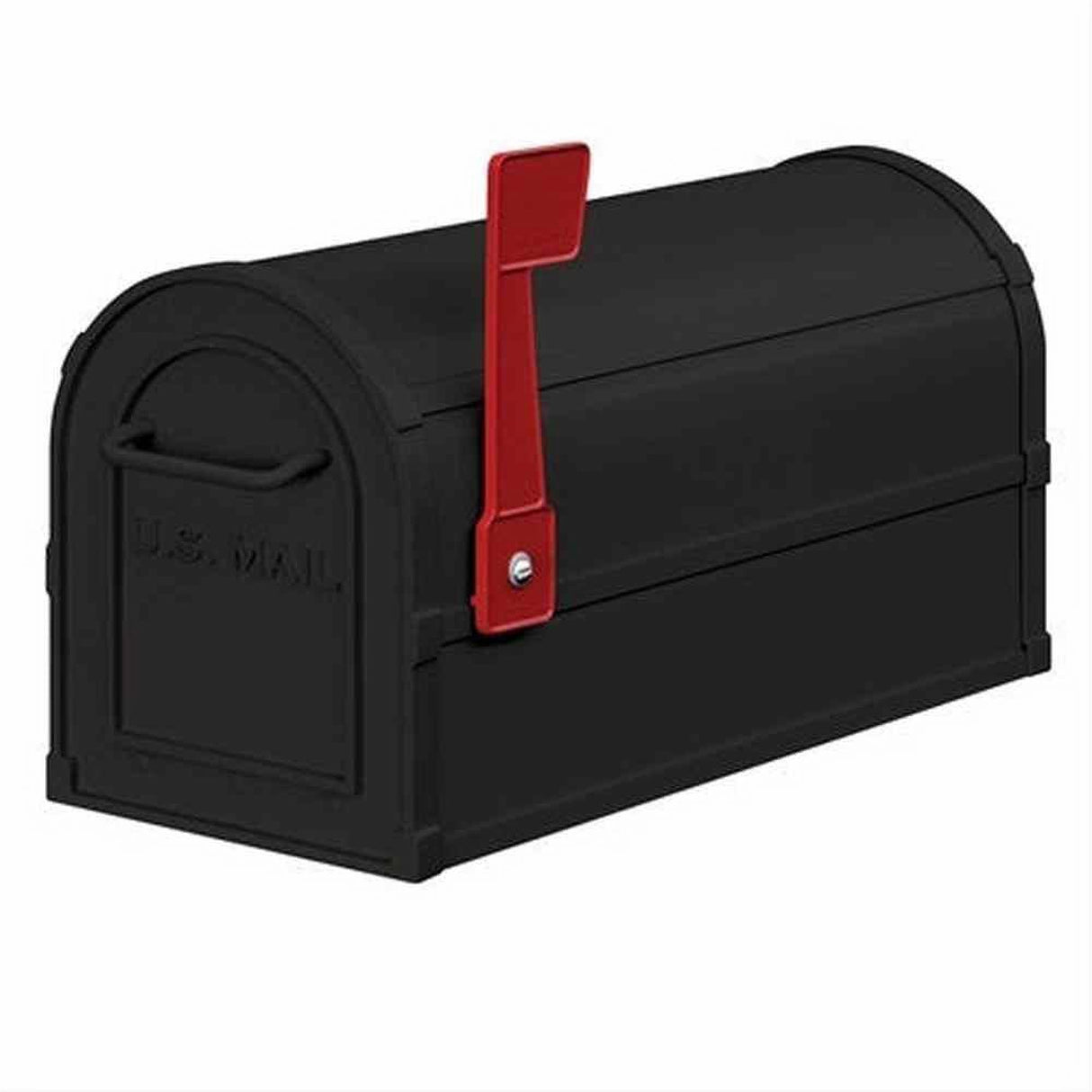 Salsbury Industries 4850BLK 4850 Heavy Duty Rural Mailbox Black