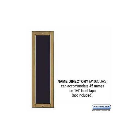 Salsbury Industries 1020BRS directory, additional view