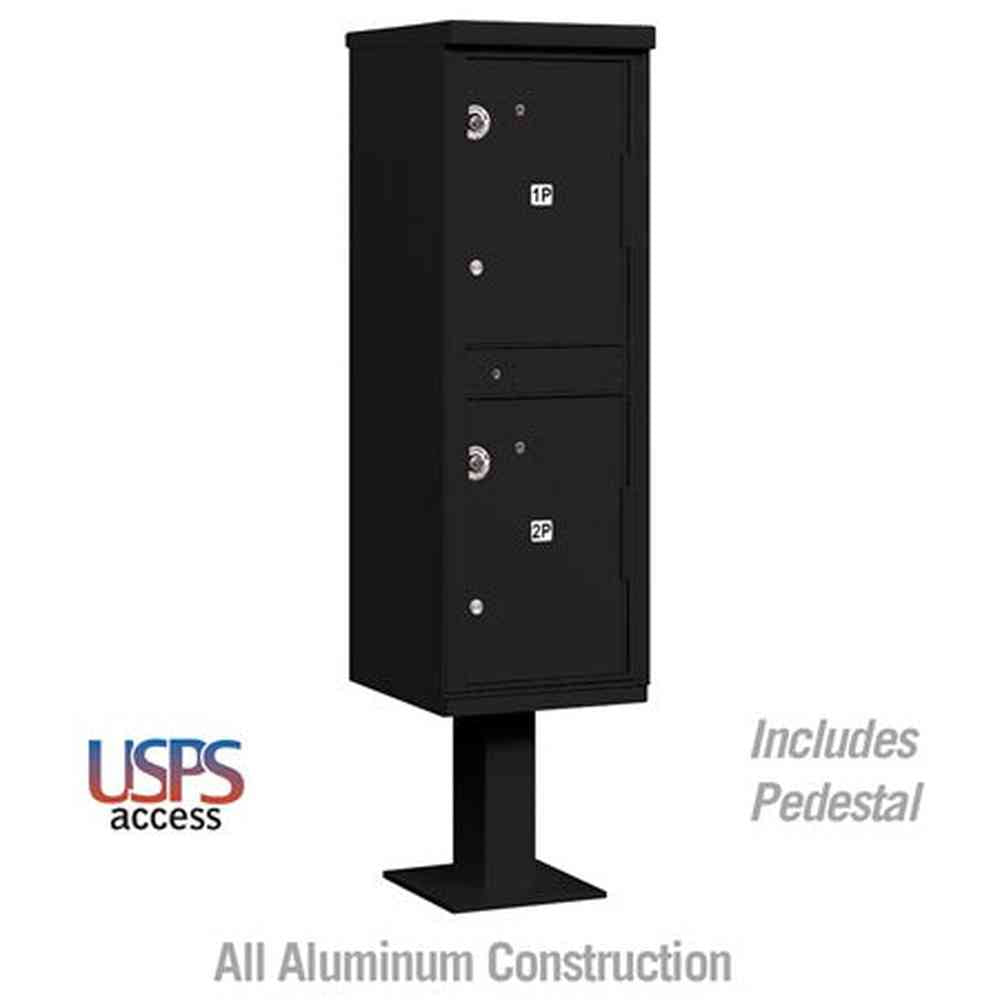 Salsbury Industries 3302BLK-U black parcel locker usps access