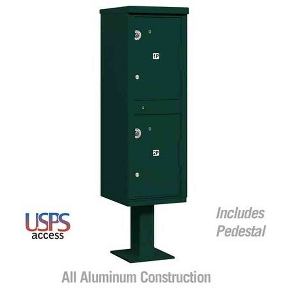 Salsbury Industries 3302BRZ-U bronze parcel locker usps access
