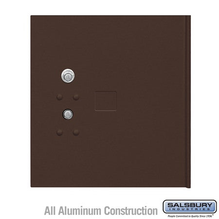 Salsbury Industries 3354BRZ parcel locker door, additional view