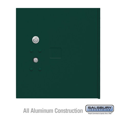 Salsbury Industries 3354GRN parcel locker door, additional view