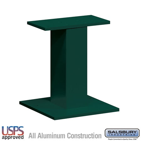Salsbury Industries 3385GRN replacement pedestal, additional view