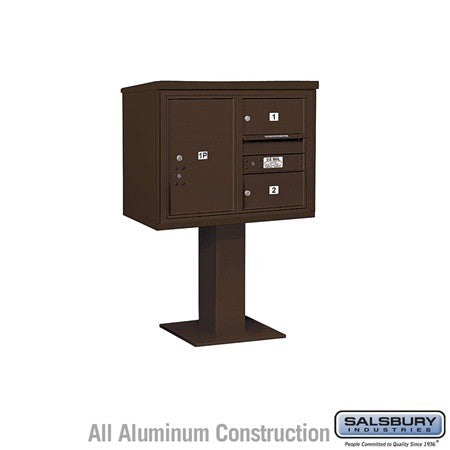 Salsbury Industries 3406D-02BRZ bronze pedestal mailbox