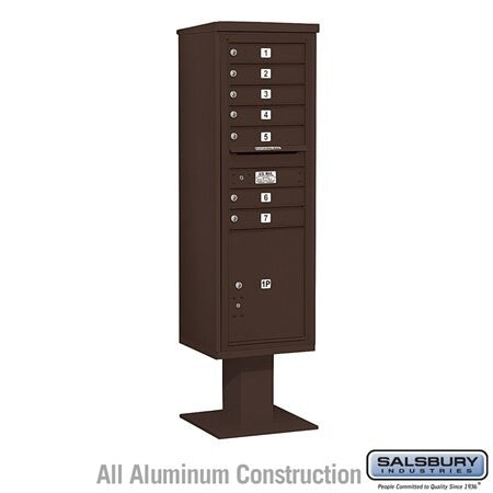 Salsbury Industries 3415S-07BRZ bronze pedestal mailbox