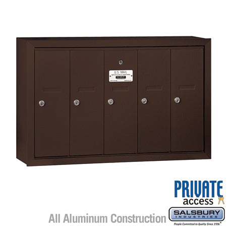 Salsbury Industries 3505ZSP vertical mailbox private access, additional view