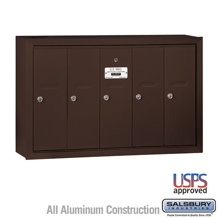 Salsbury Industries 3505ZSU vertical mailbox usps access, additional view