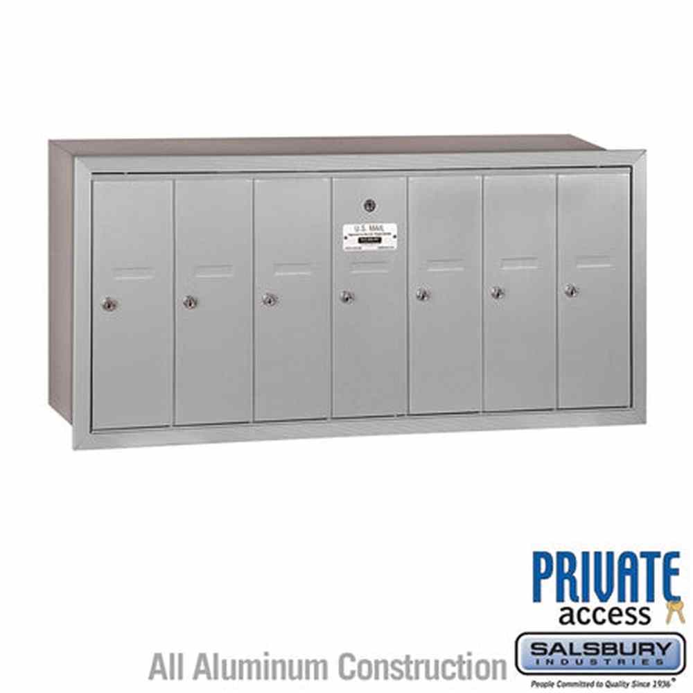Salsbury Industries 3507ARP aluminum vertical mailbox private access