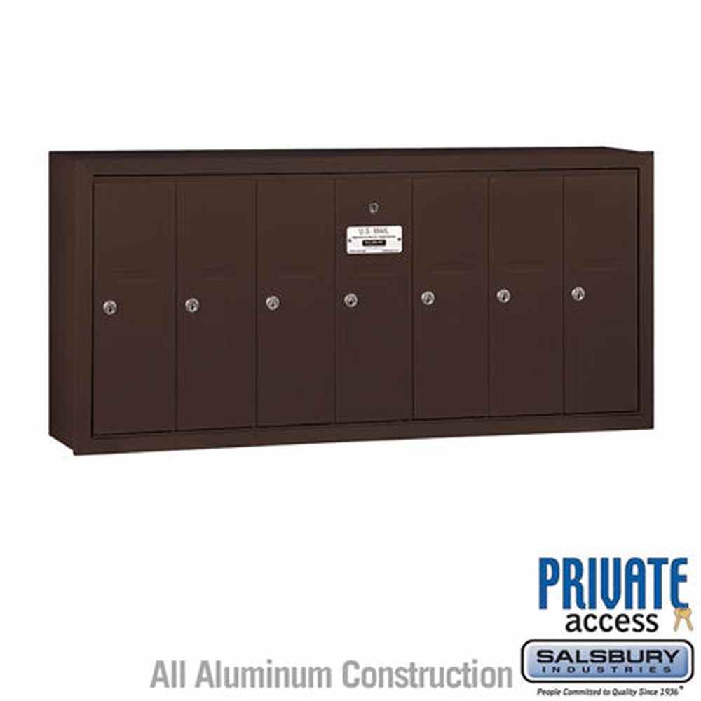 Salsbury Industries 3507ZSP bronze vertical mailbox private access