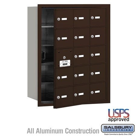 Salsbury Industries 3615ZFU horizontal mailbox usps access, additional view