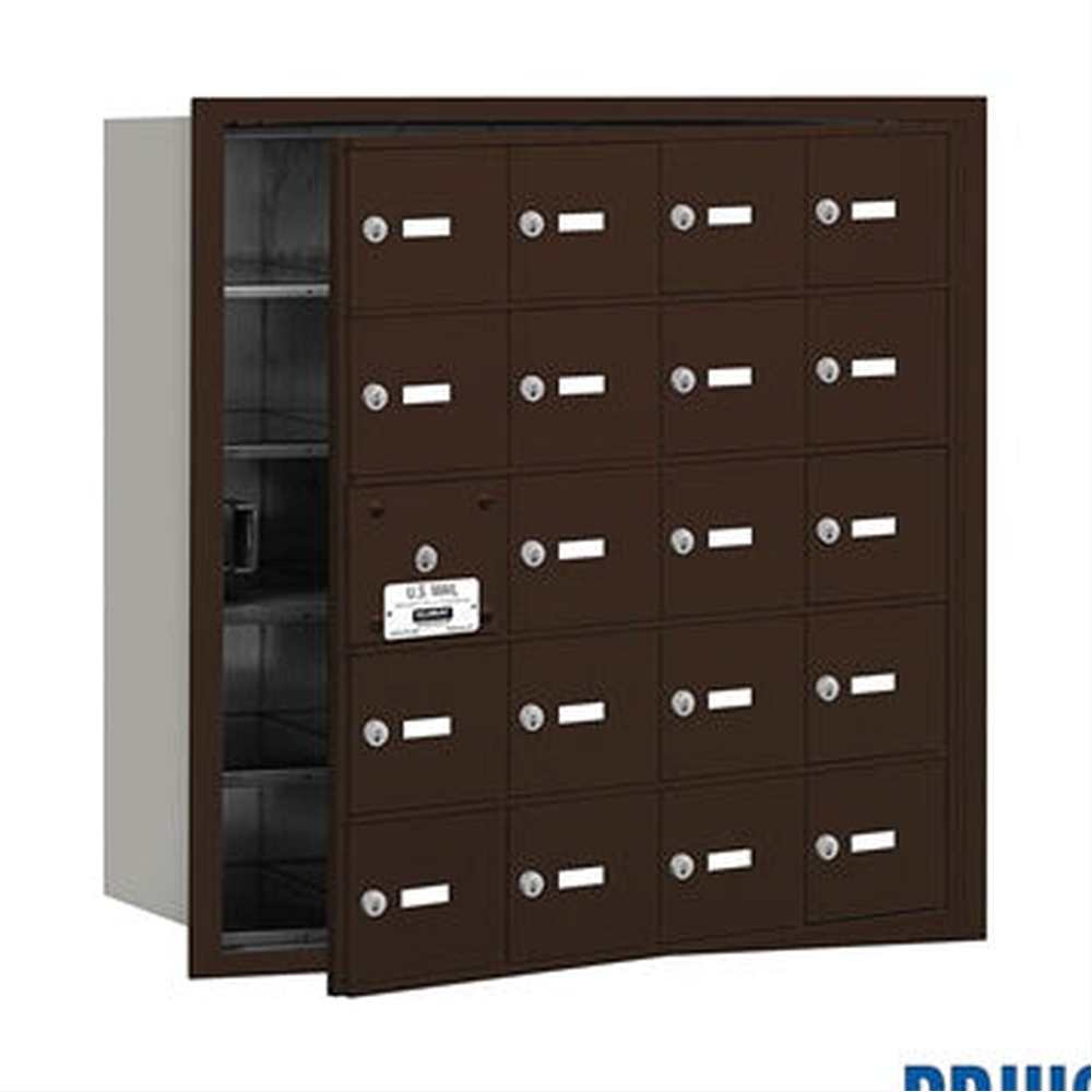 Salsbury Industries 3620ZFP bronze horizontal mailbox private access