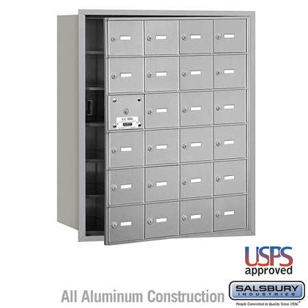 Salsbury Industries 3624AFU horizontal mailbox usps access, additional view