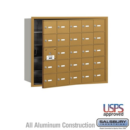 Salsbury Industries 3625GFU horizontal mailbox usps access, additional view