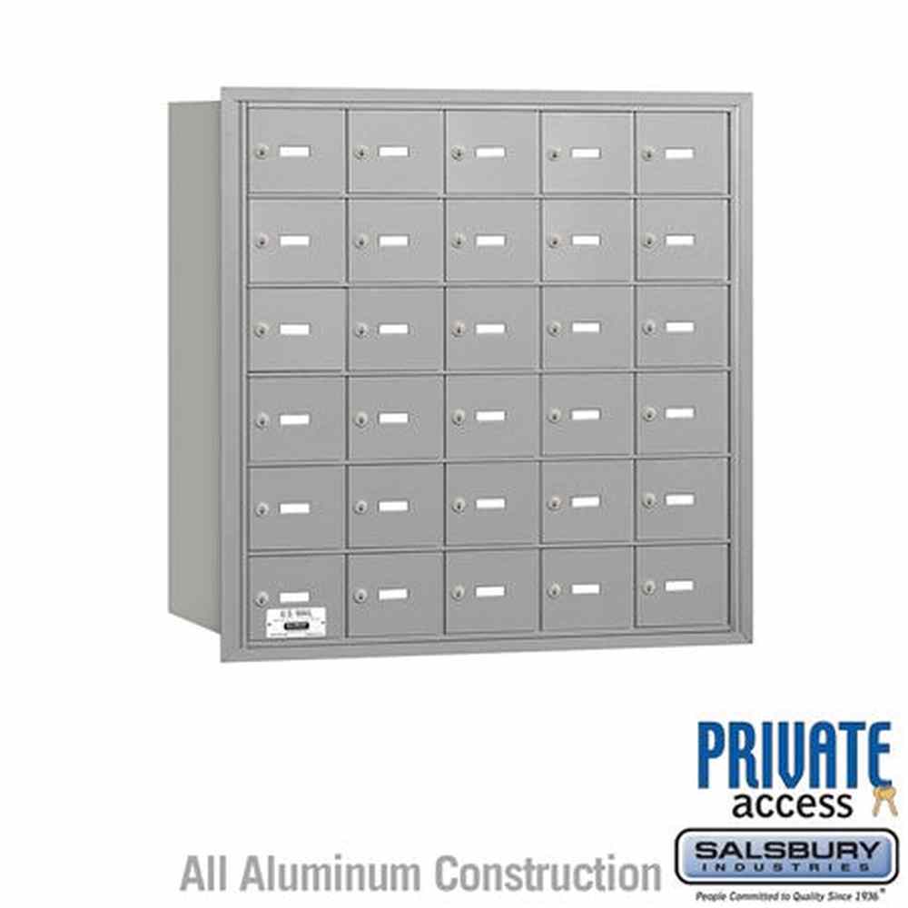Salsbury Industries 3630ARP aluminum horizontal mailbox private access