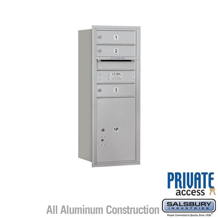 Salsbury Industries 3710S-03ARP horizontal mailbox private access, additional view