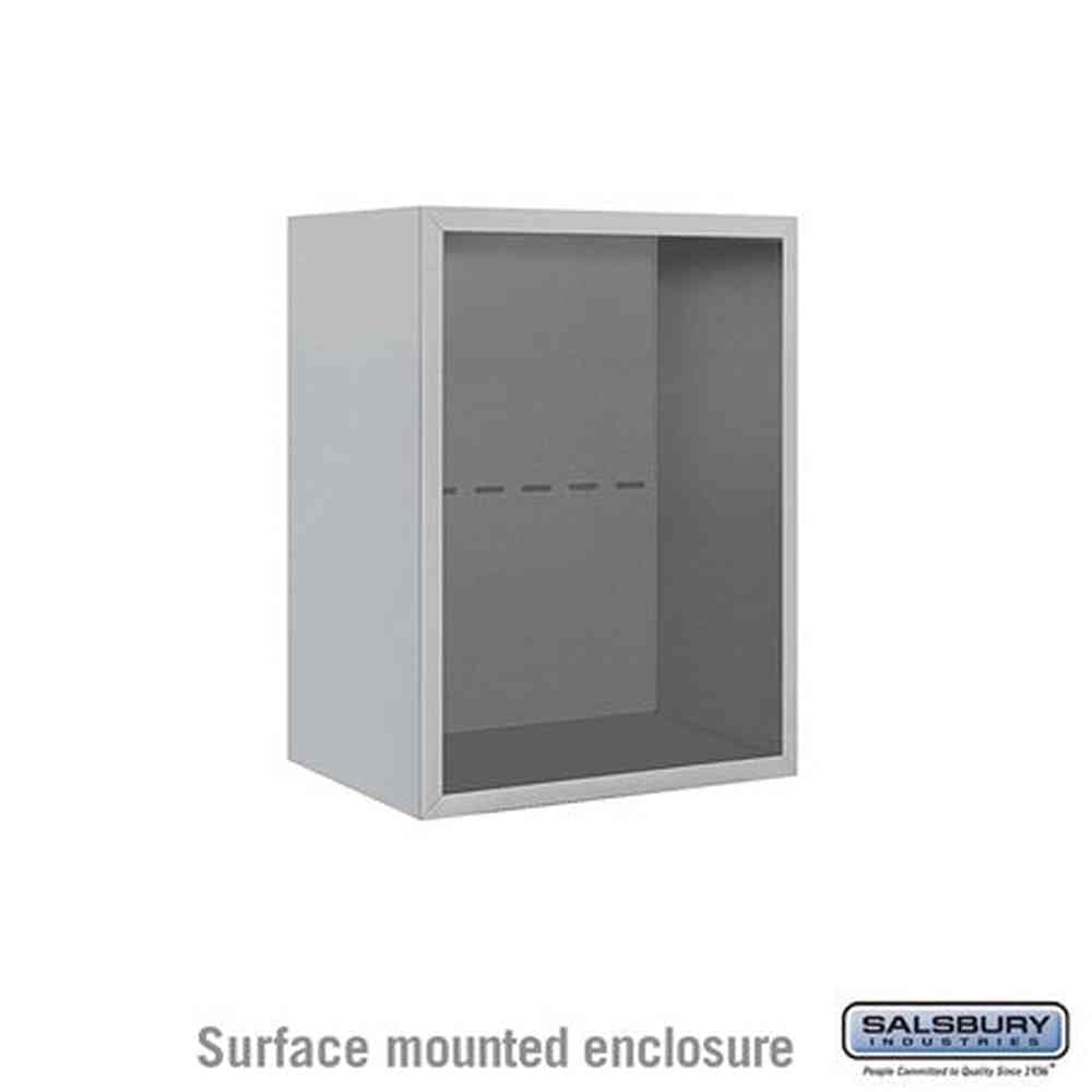 Salsbury Industries 3806S-ALM aluminum surface mounted enclosure