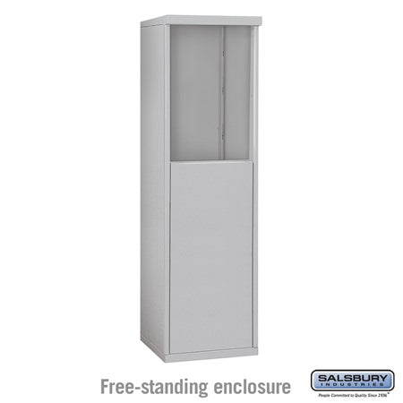 Salsbury Industries 3906S-ALM free standing enclosure, additional view