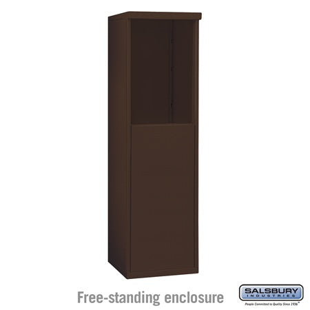 Salsbury Industries 3906S-BRZ free standing enclosure, additional view