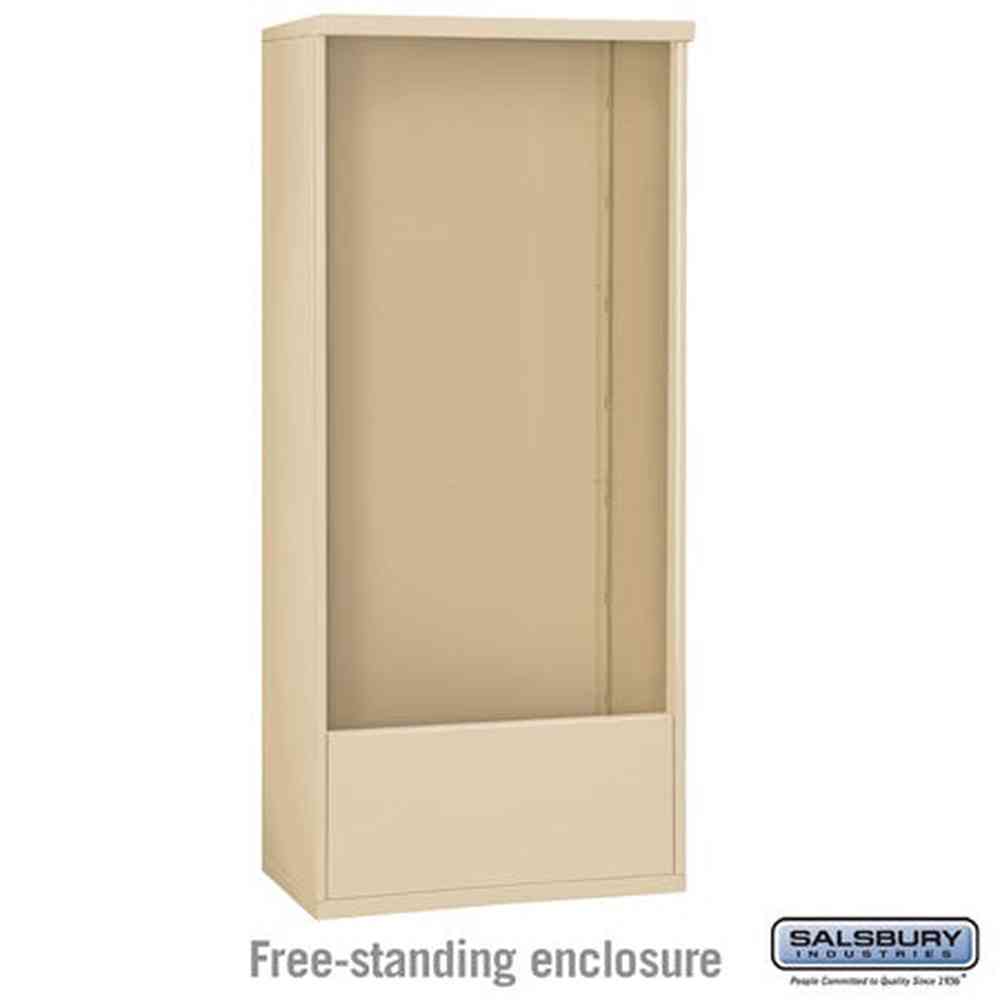 Salsbury Industries 3916D-SAN sandstone free standing enclosure
