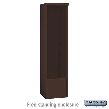 Salsbury Industries 3916S-BRZ free standing enclosure, additional view