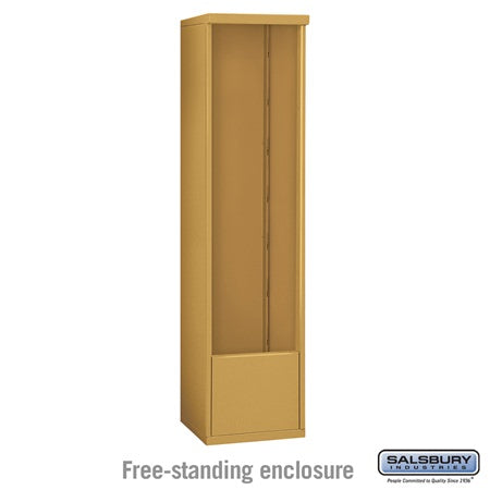 Salsbury Industries 3916S-GLD free standing enclosure, additional view