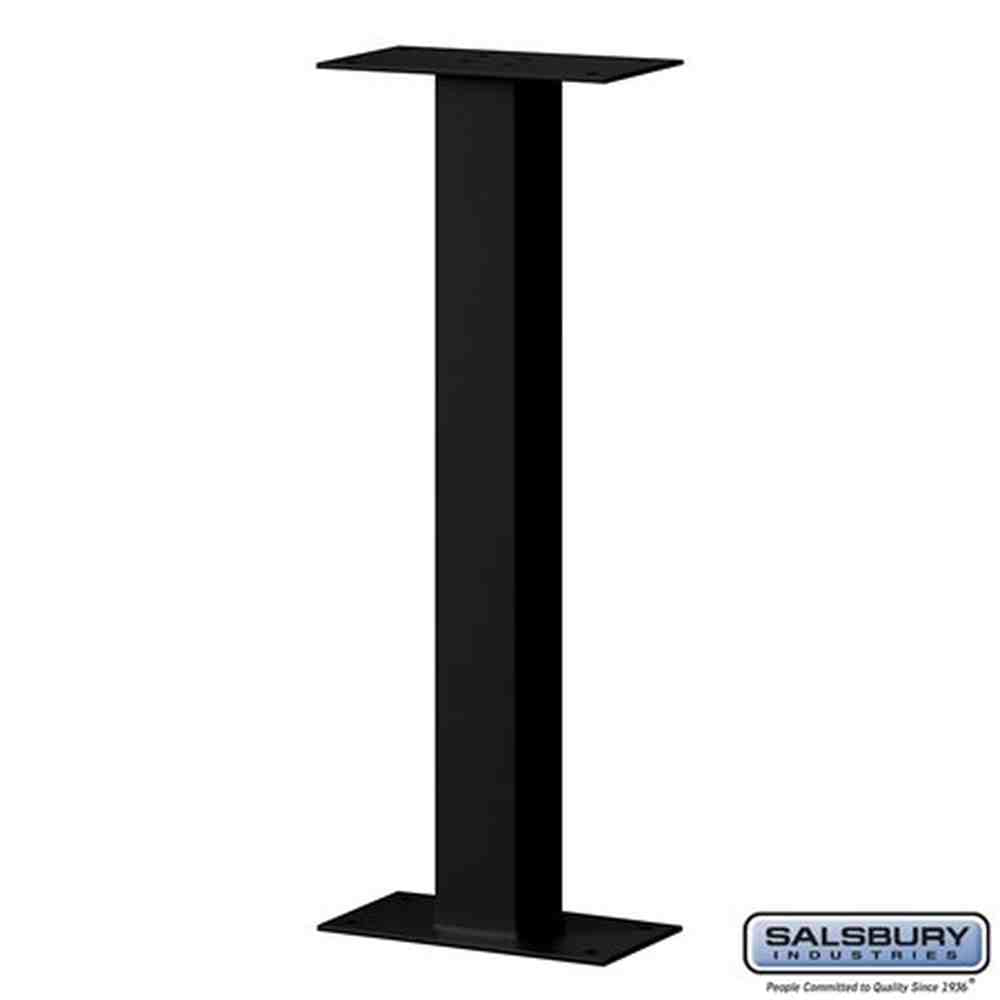 Salsbury Industries 4365BLK black roadside mailbox