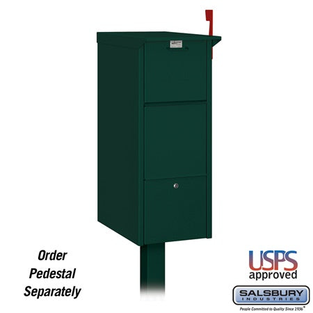 Salsbury Industries 4375GRN mail package drop, additional view