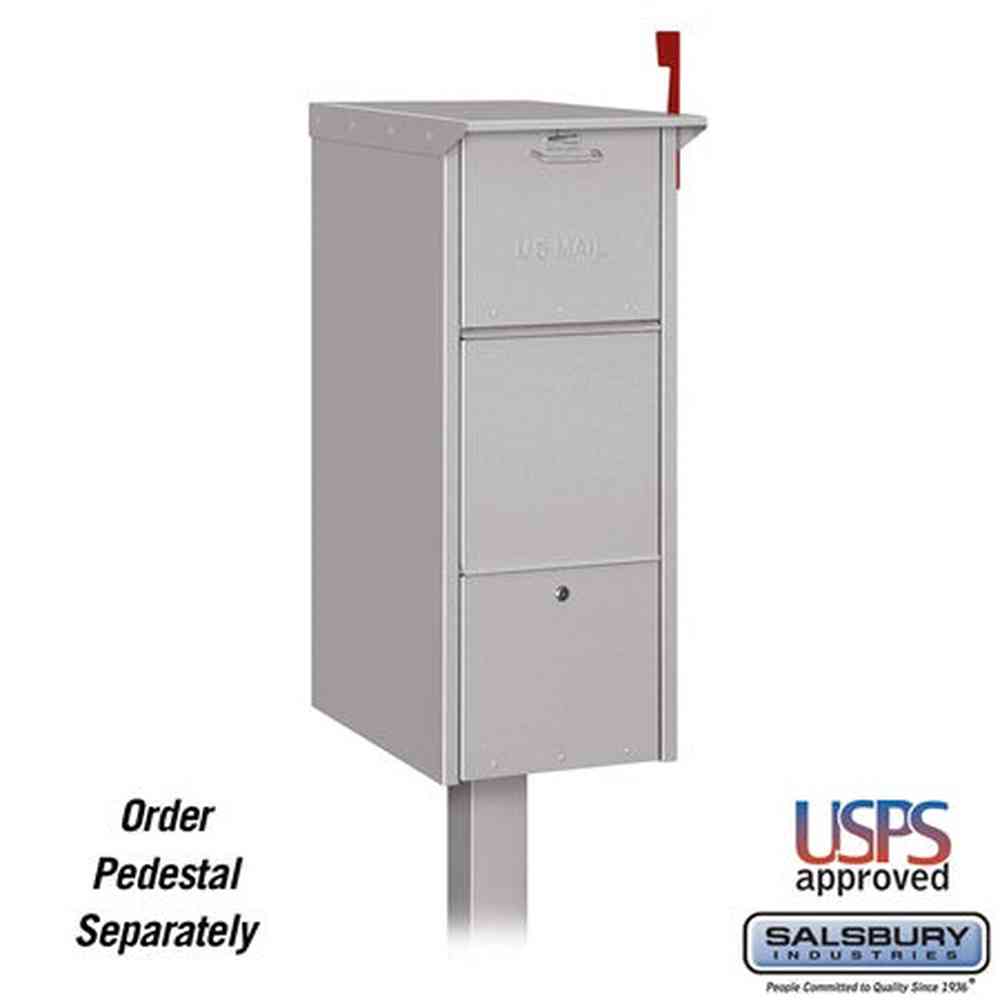 Salsbury Industries 4375SLV silver mail package drop