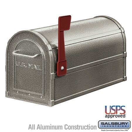 Salsbury Industries 4850D-PEW pewter rural mailbox