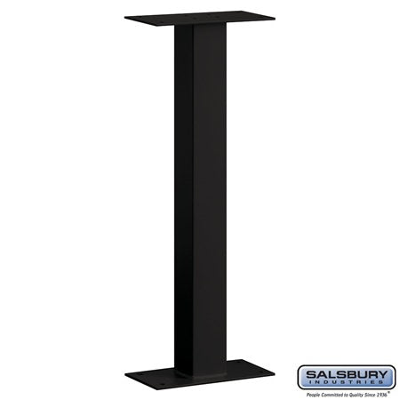 Salsbury Industries 4865BLK mailbox post, additional view