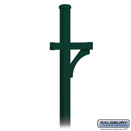 Salsbury Industries 4870GRN mailbox post, additional view